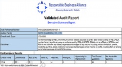 祝賀華耀(柬埔寨)有限公司 WCFO (CAMBODIA) CO., LTD. 2024年快速通過RBA認證并順利取得銀牌